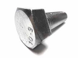 M6 x 140 Hex BOLT ONLY H/T  10.9 ZP