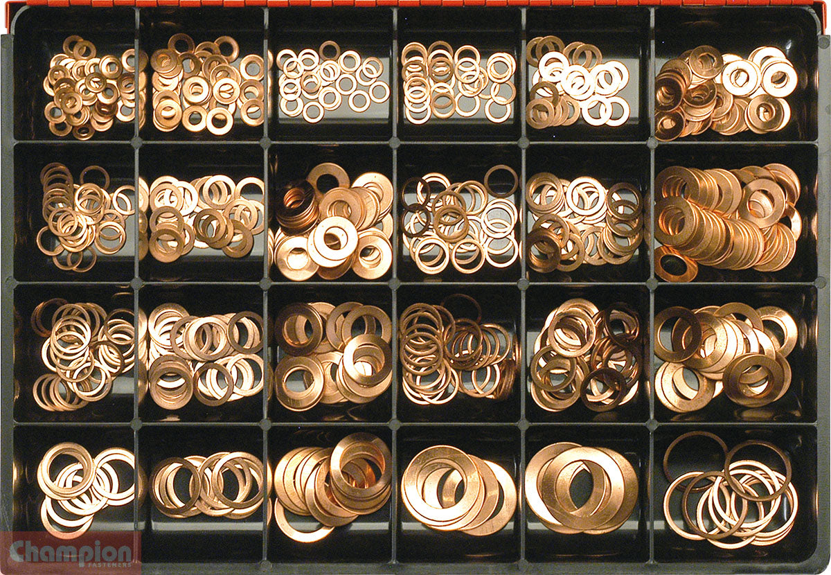 METRIC COPPER WASHER KIT 24 SIZES