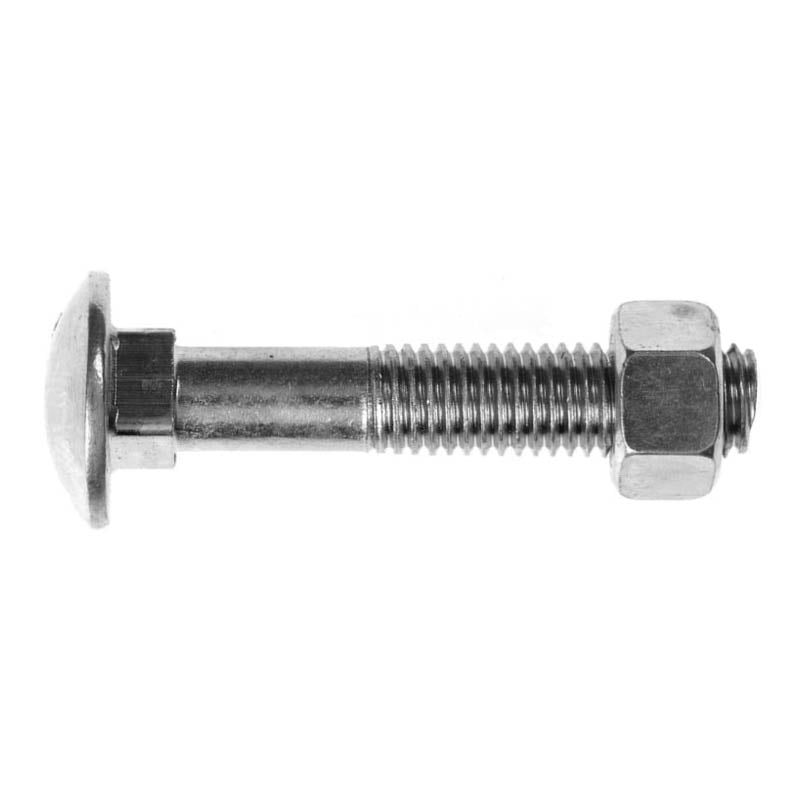 CUP HEAD BOLT & NUT GAL M20 X 220