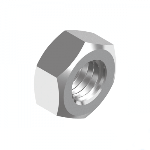 HEX NUT UNC STAINLESS -   1/4