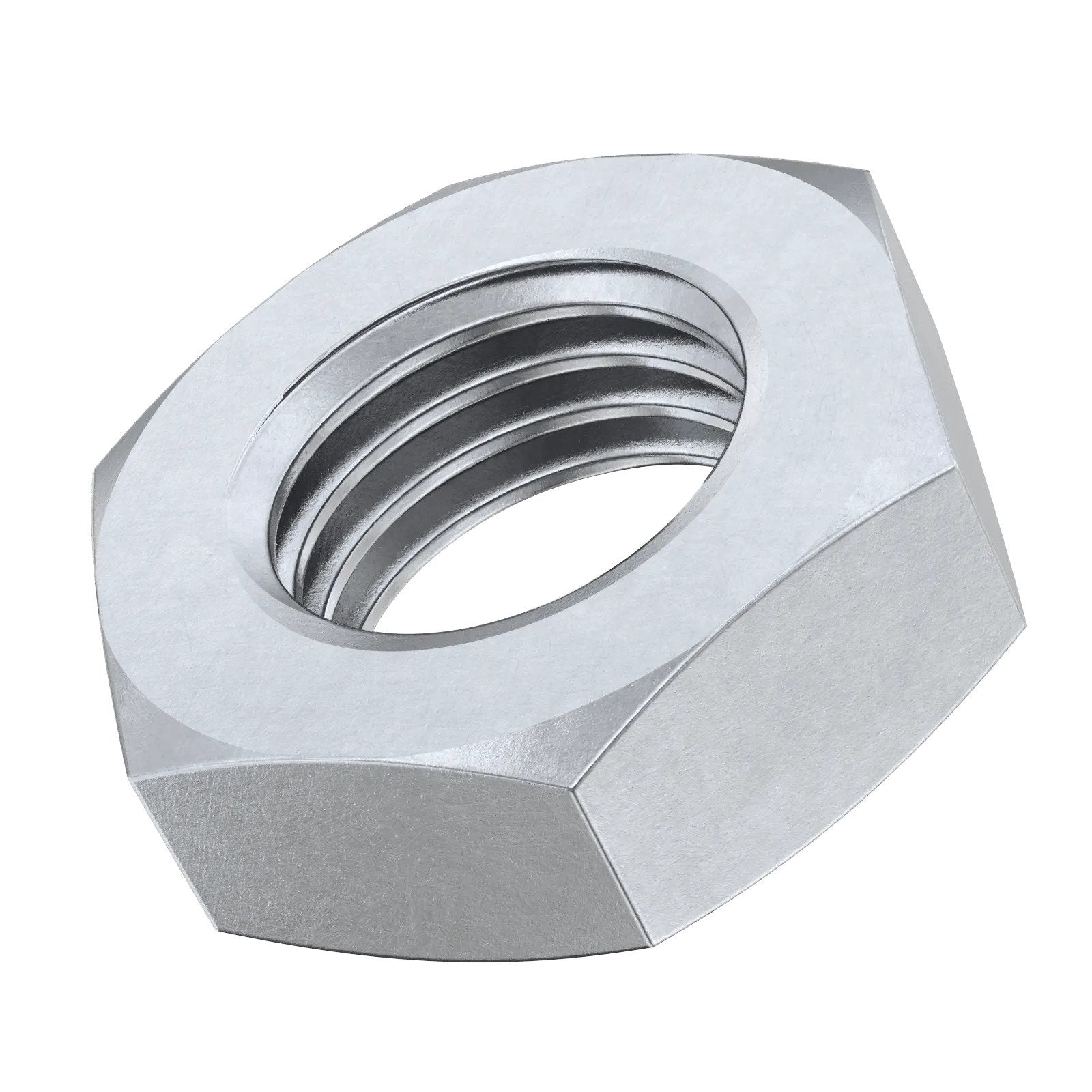 HEX THIN NUT ZNC - M8