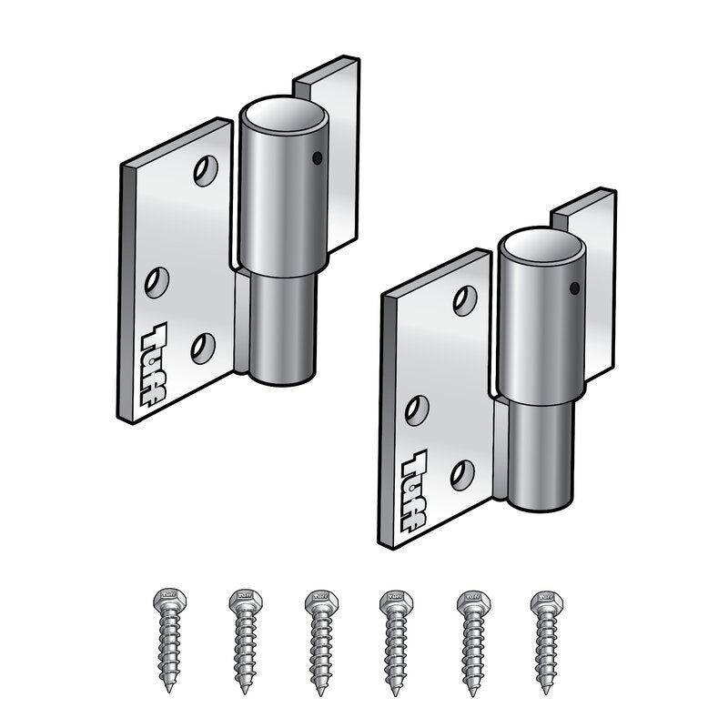 HINGE TU2A L.H. ZINC PLATED