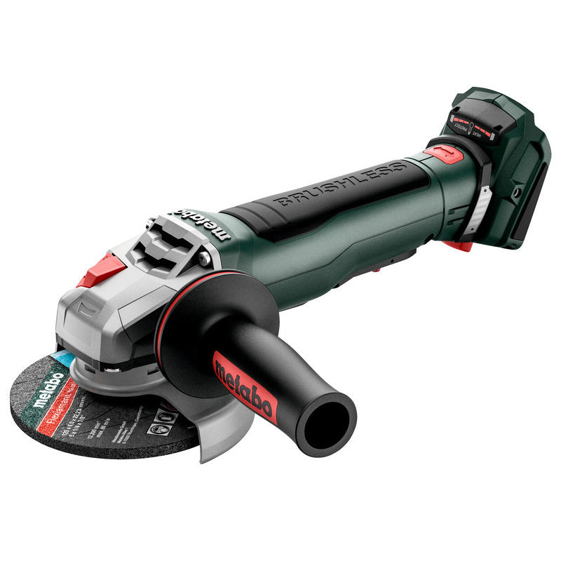 METABO (AU6130775) 18 V BRUSHLESS Ø125 MM ANGLE GRINDER WITH BRAKE & QUICK LOCKING NUT (2 X 5.5 AH