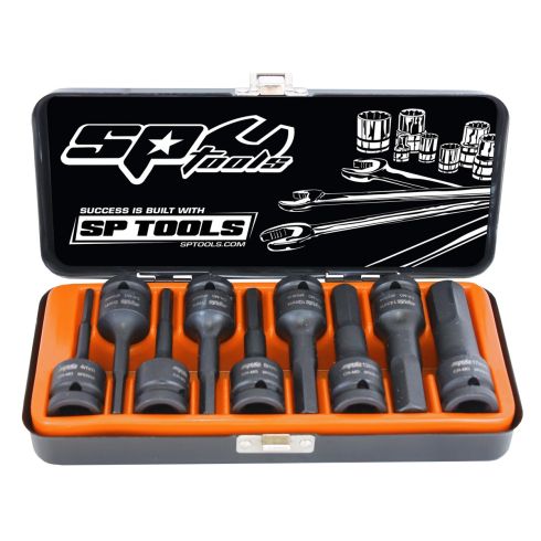 SP TOOLS 9 PIECE 1/2" INHEX IMPACT SOCKET SET METRIC