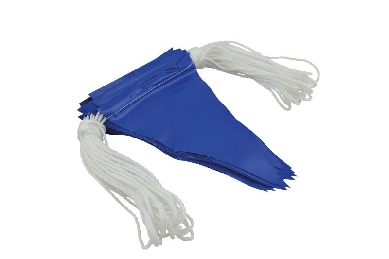 BUNTING FLAG LINE 30M BLUE