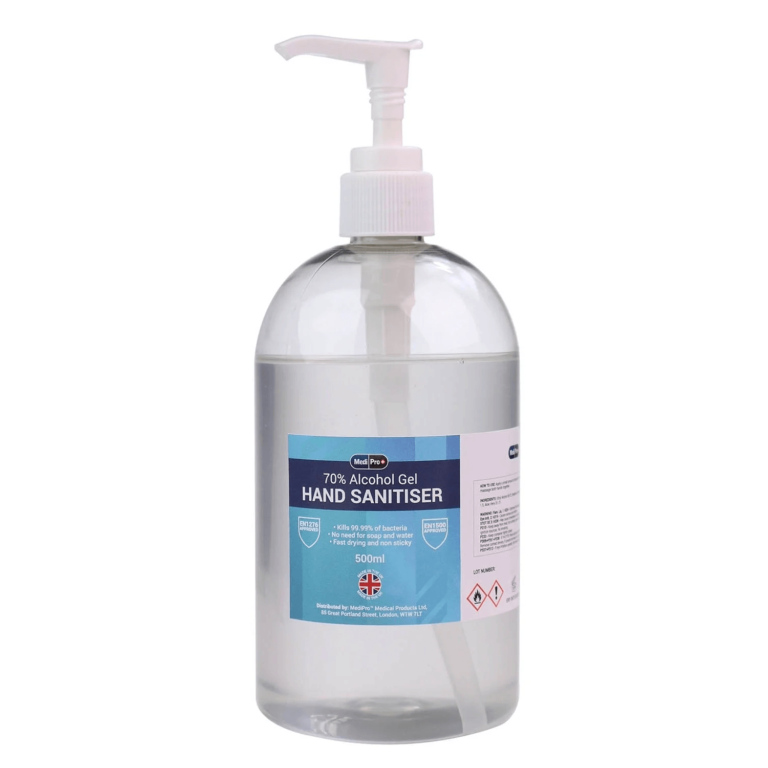 500ML PUMP HAND SANITISER - DISCONTINUED