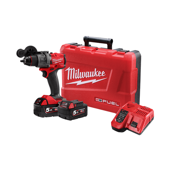 MILWAUKEE M18FPD3502C M18 HAMMER DRILL DRIVER 5.0AH KIT