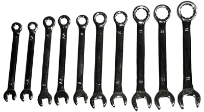 10 PC 4-11MM  COMBINATION MINI SPANNER SET