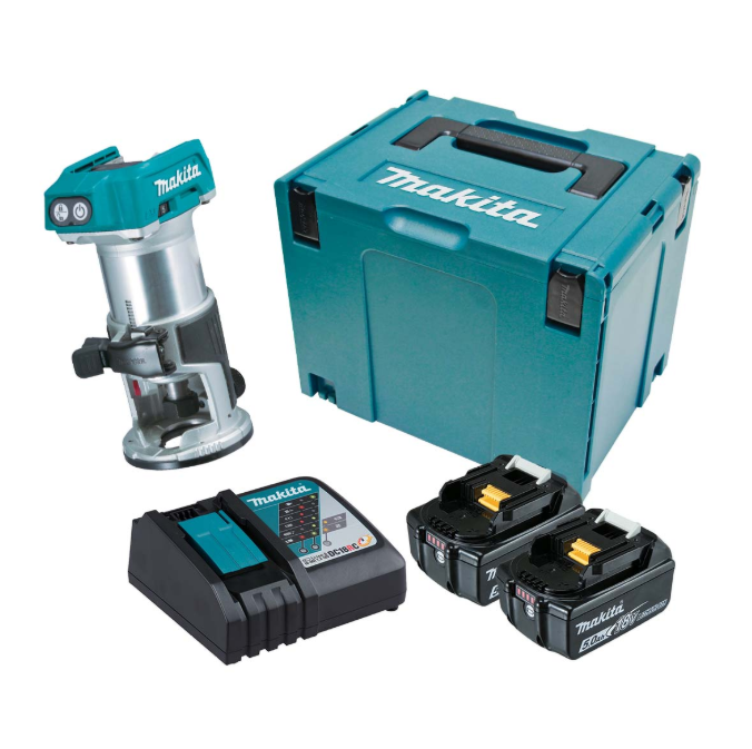 MAKITA 18V BRUSHLESS LAMINATE TRIMMER KIT
