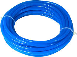 8MMX5MM BLUE POLYURETHANE UNBRAIDED HOSE - 20M COIL (PRICE PER METRE)