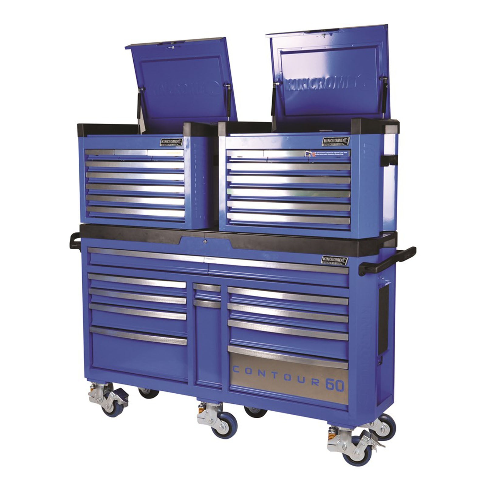 Kincrome K7863 - Contour 60 Superwide Trolley & Chest Combo 3 Piece