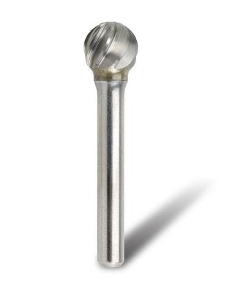 1/4" SD-1 BALL 1/4" SHANK BURR NON FERROUS