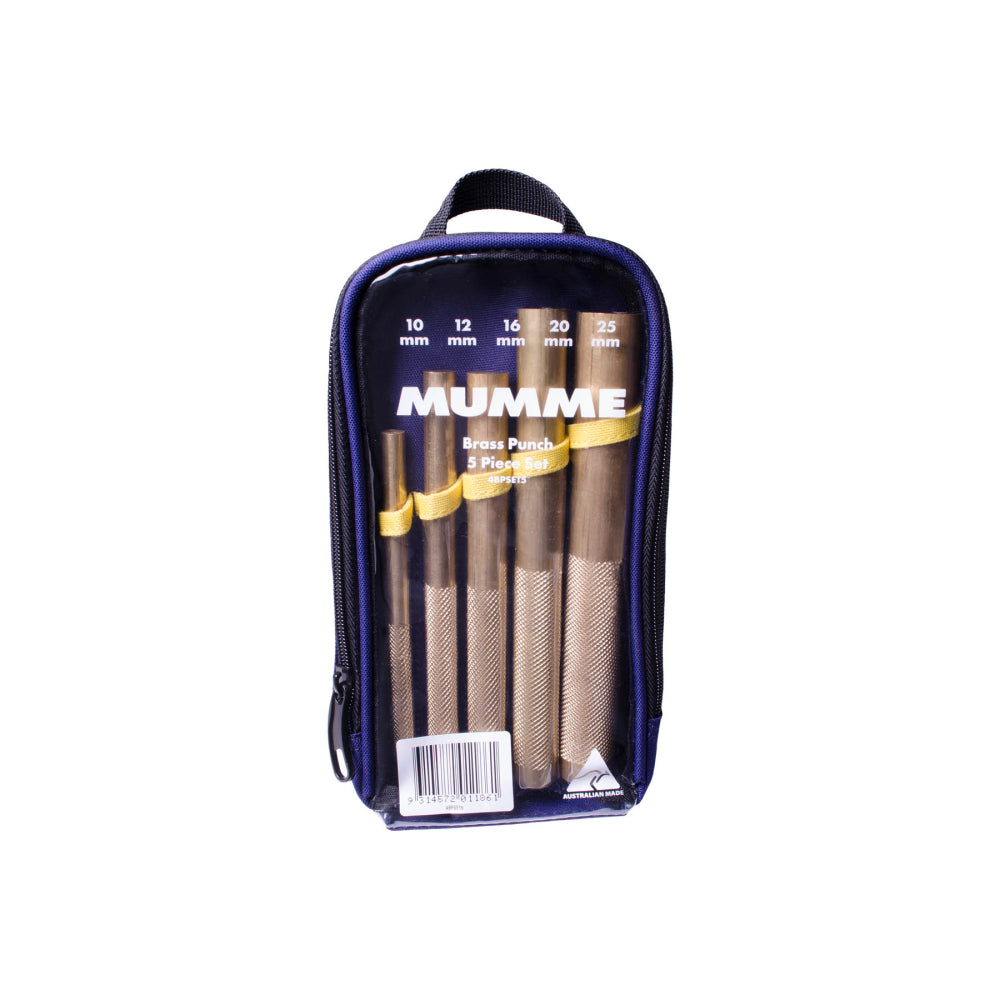 MUMME TOOLS BRASS PUNCH 5 PIECE SET