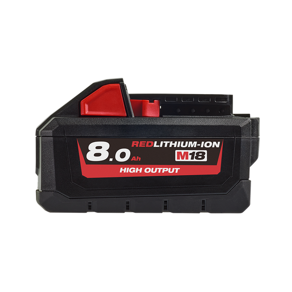 MILWAUKEE 18V 8.0AH RED LITHIUM-ION BATTERY M18HB8