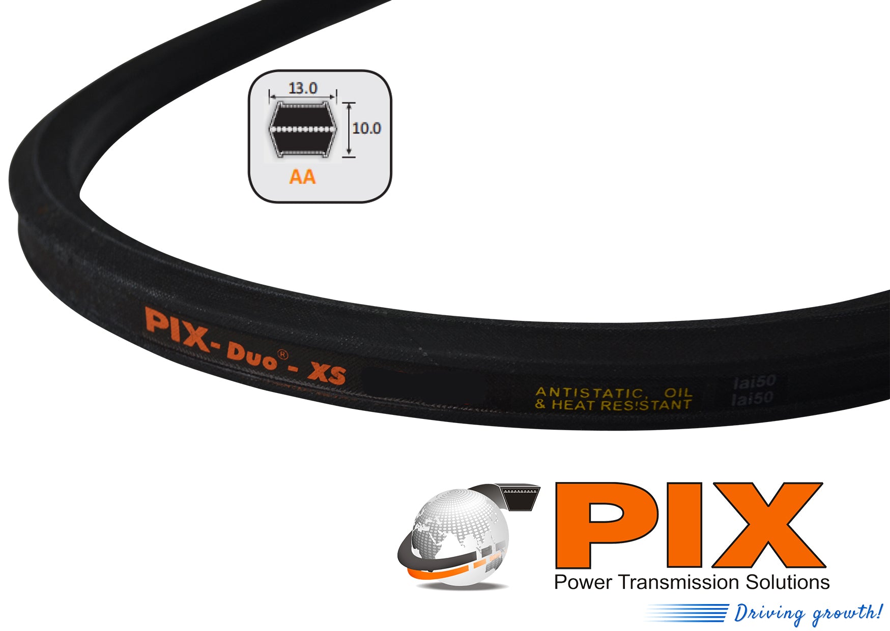 Vee Belt Double Sided PIX AA112