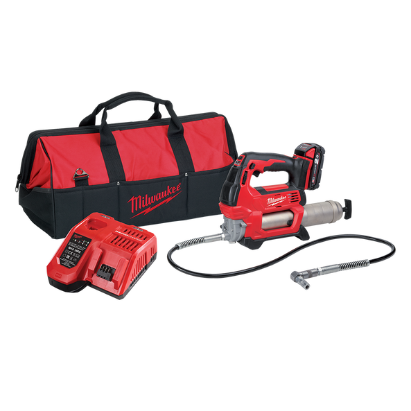 MILWAUKEE 18V 2.0AH LI-ION CORDLESS GREASE GUN COMBO KIT