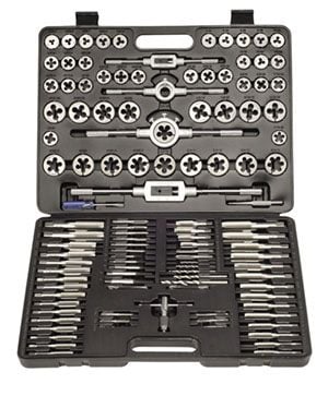 115 PCE SABER TAP AND DIE SET METRIC AND IMPERIAL