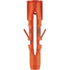 ORANGE 50MM PVC FRAMED WALL PLUG PK25