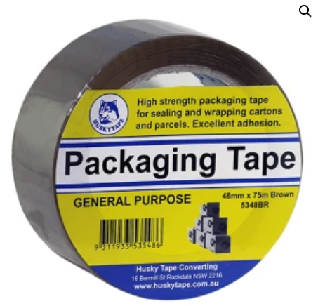 HUSKY 530 PACKAGING TAPE 48 X 75MM BROWN