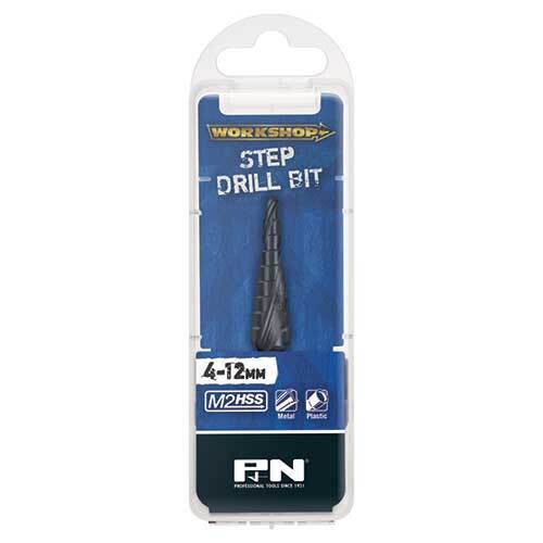 STEP DRILL  STRAIGHT FLUTE  4-12MM  2MM  HSS