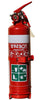 1 KG DRY POWDER FIRE EXTINGUSHER C/W HOSE & MOUNTING BRACKET