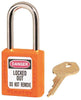 SAFETY LOCKOUT PADLOCK 411 KD ORANGE