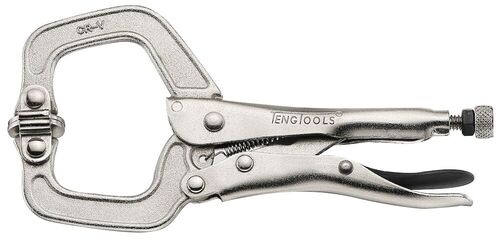 TENG 406P 11" C CLAMP POWER GRIP PLIERS W/SWIVEL PADS