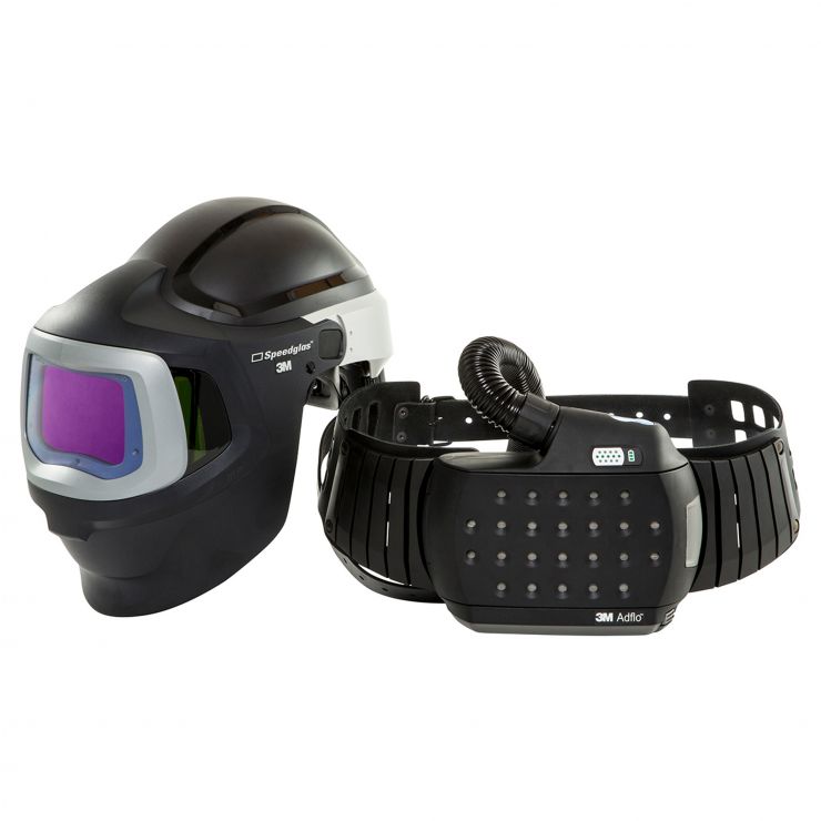 SPEEDGLAS 9100 XXI FX FLIP HELMET C/W FLEXVIEW & ADFLO H/D Li BATTERY