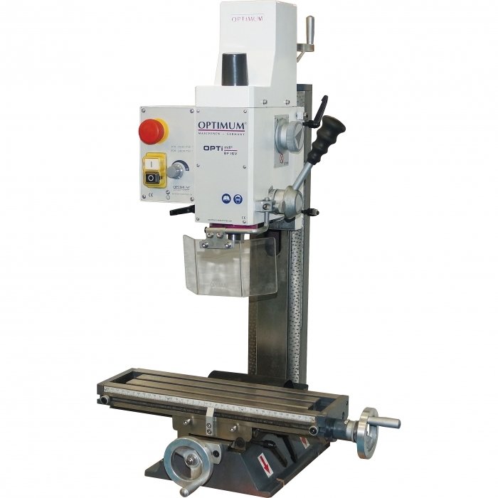 BF-16V MINI OPTI-MILL DRILL GEARED & TILTING HEAD TABLE