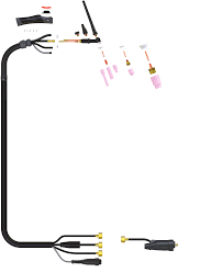 TIG TYPE 20/24 POWER CABLE 8M 3/8 BSP FEMALE (CABLE ONLY)