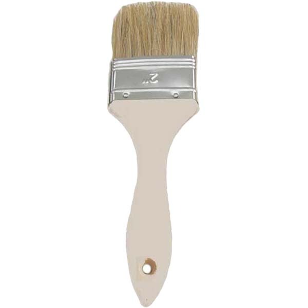 BRUSH - WHITE BRISTLE 100MM