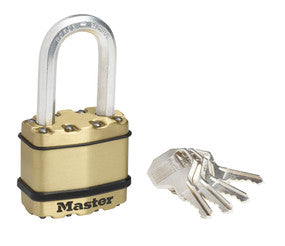 PADLOCK LAM WARD 38MM 4PK