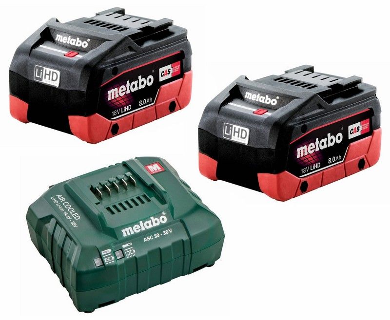 METABO (AU3210080) 18 V LIHD STARTER PACK X AH (2 X 18 V