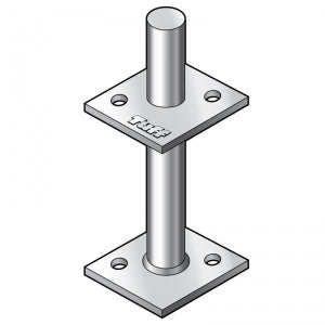 CENTRE FIX POST SUPPORT 500MM SHAFT