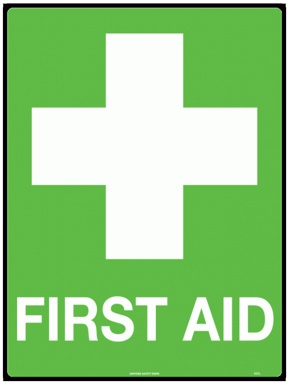 FIRST AID - POLY - 300 X 225MM