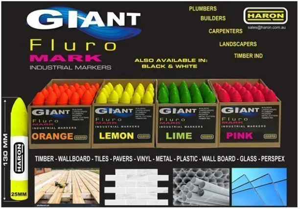 FM-WHITE GIANT FLURO MARKER