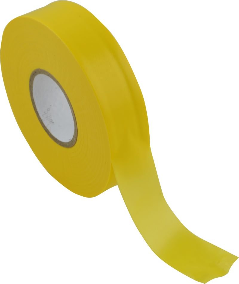 FLAGGING TAPE YELLOW 25MM X 100M