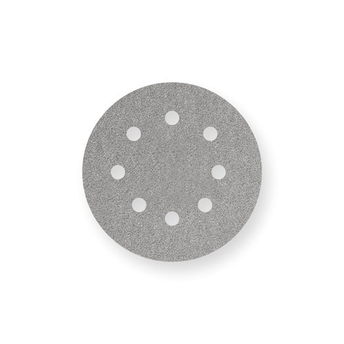 Pferd Paper Velcro Discs - Aluminium Oxide - 125mm 8Hole - Qty-25 - 320G