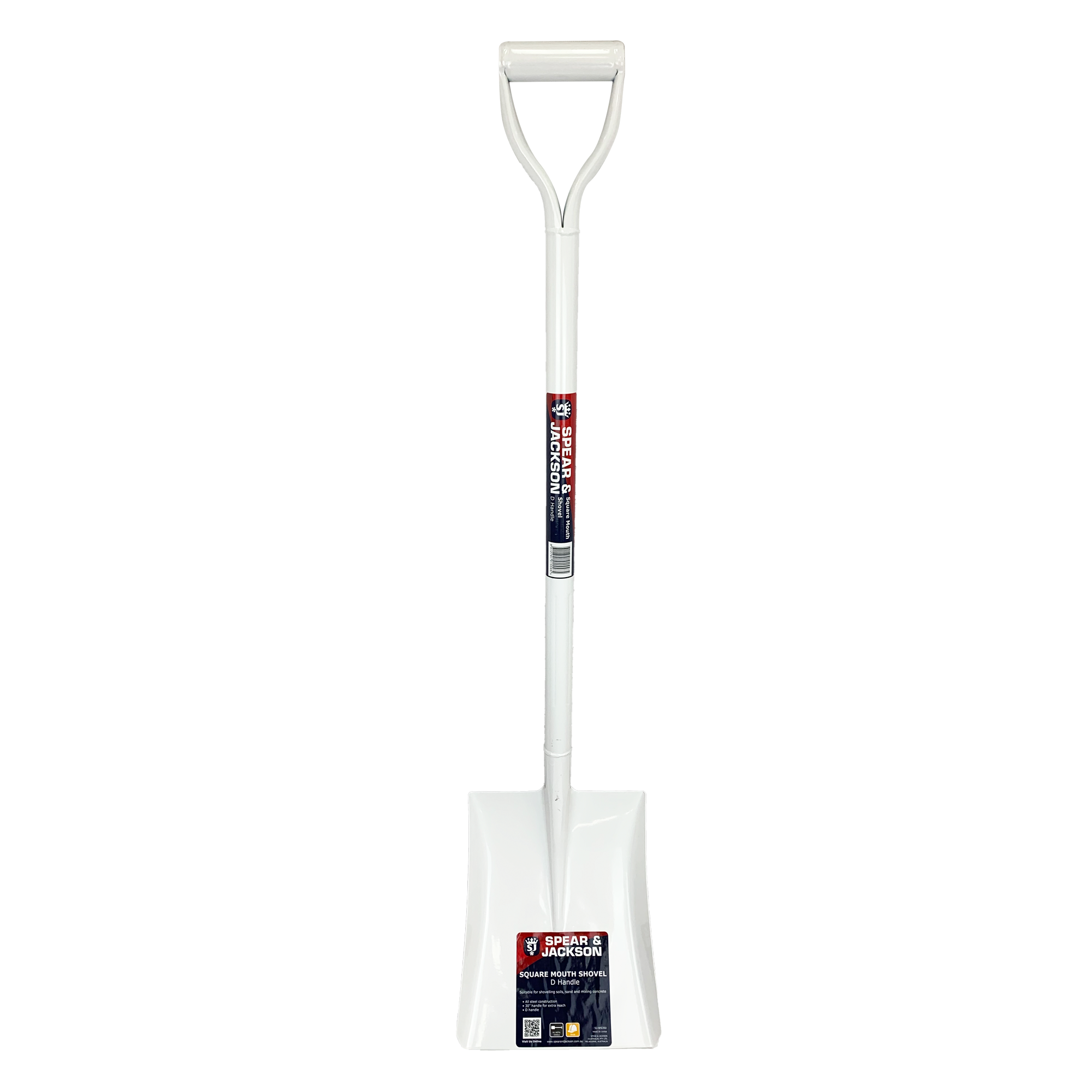 SHOVEL SQ MOUTH STEEL HANDLE