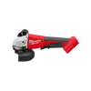 MILWAUKEE 18V BRUSHLESS 125MM ANGLE GRINDER C/W DEAD MAN SWITCH - SKIN ONLY