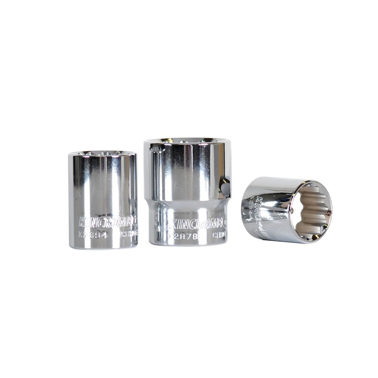 KINCROME K2896 1/2" SD X 15/16 DOUBLE HEX CHROME SOCKET