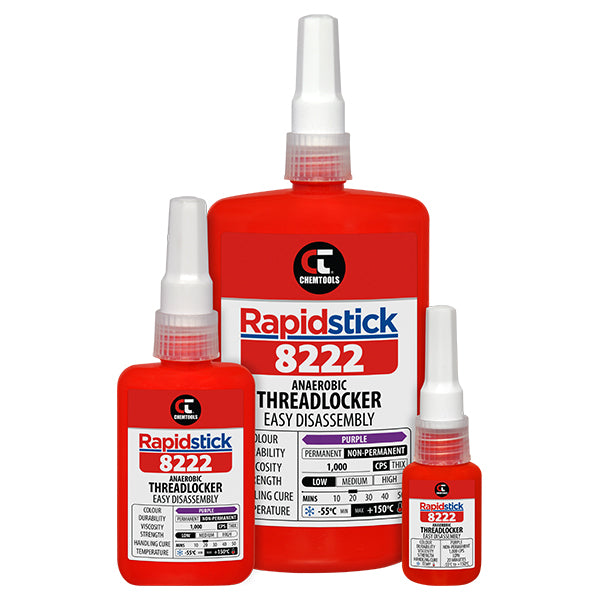 8222 THREADLOCKER 10ML LOW STRENGTH