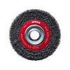 JOSCO  150MM X 25MM MULTI - BORE CRIMPED WHEEL BRUSH