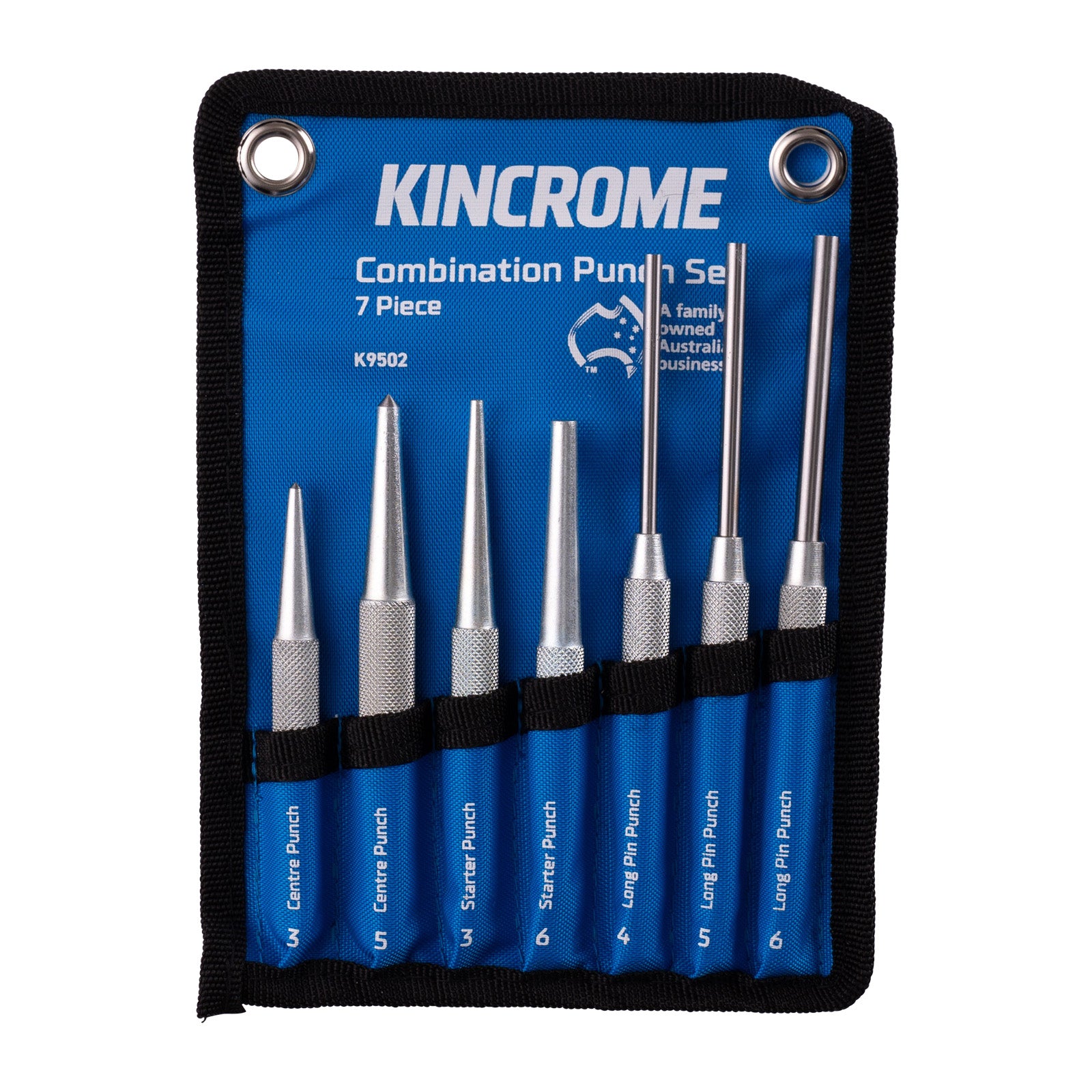 KINCROME K9502 COMBINATION PUNCH SET 7 PIECE