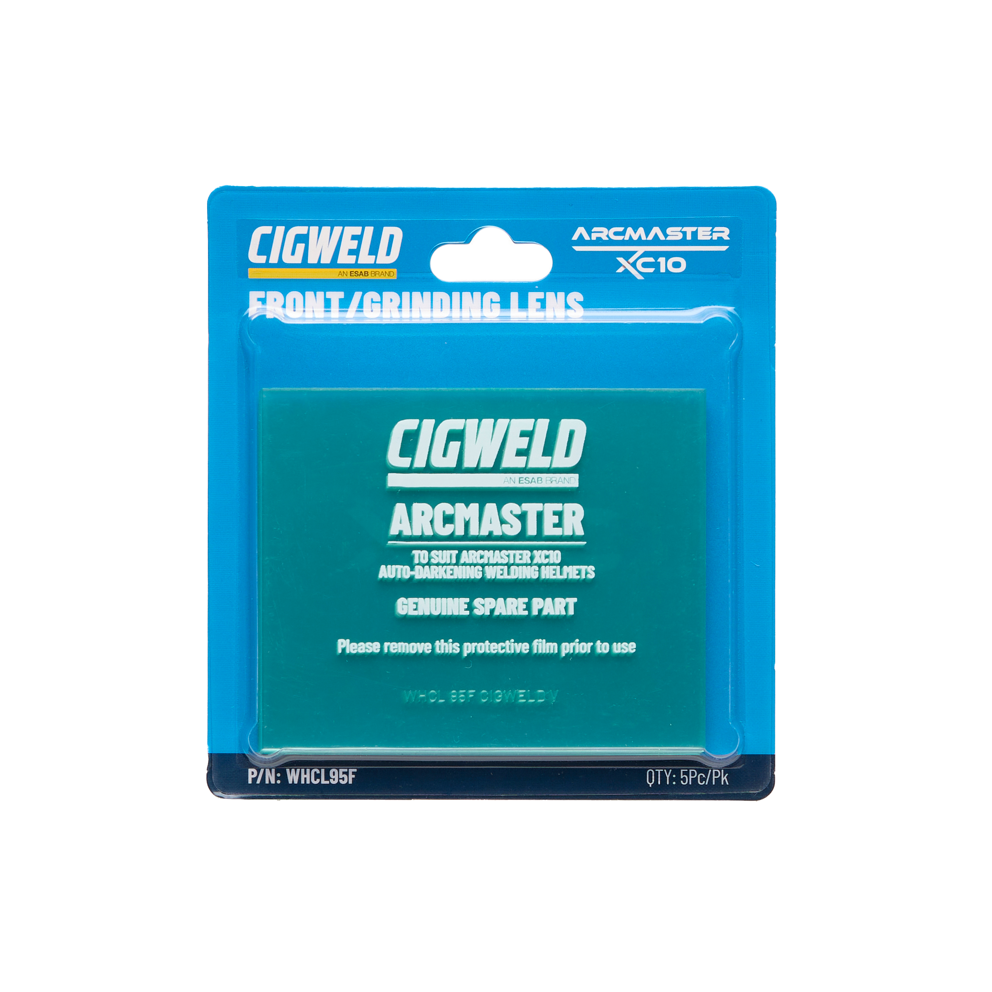 FRONT COVER LENS TO SUIT CIGWELD ARCMASTER XC10 (5 PK)