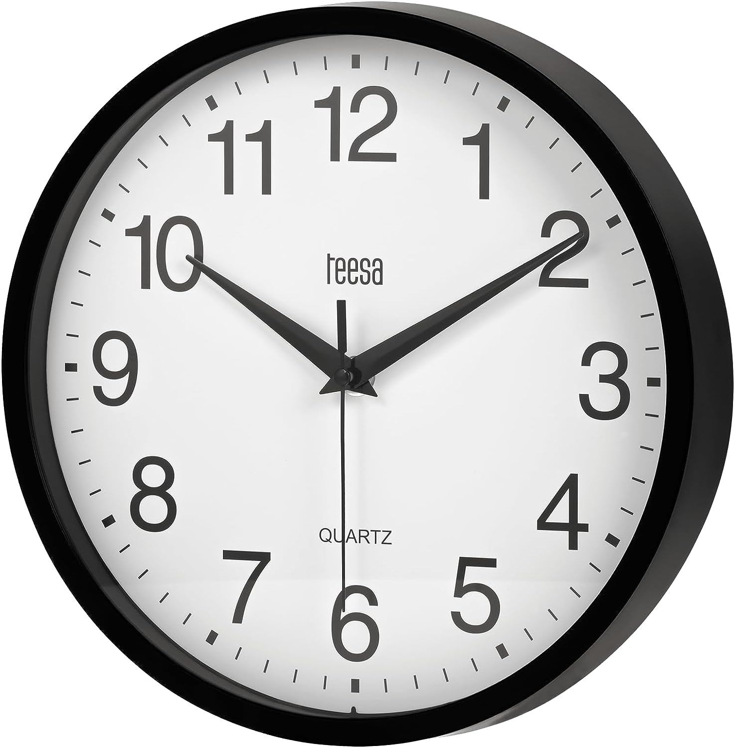 WALL CLOCK 25CM BLACK