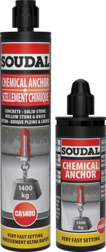SOUDAL SOUDAFIX CA 1400 165ML 165ml GREY
