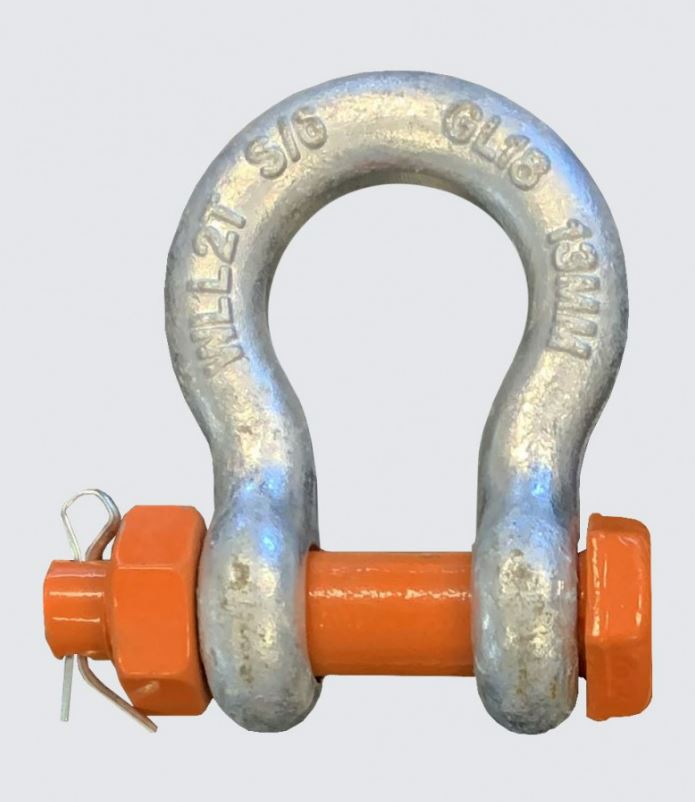 16MM 3.2T SAFETY PIN BOW SHACKLE