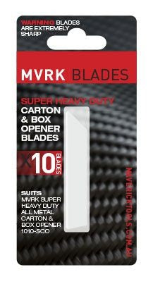 MVRK SUPER HEAVY DUTY CARTON OPENER BLADES 10 PACK