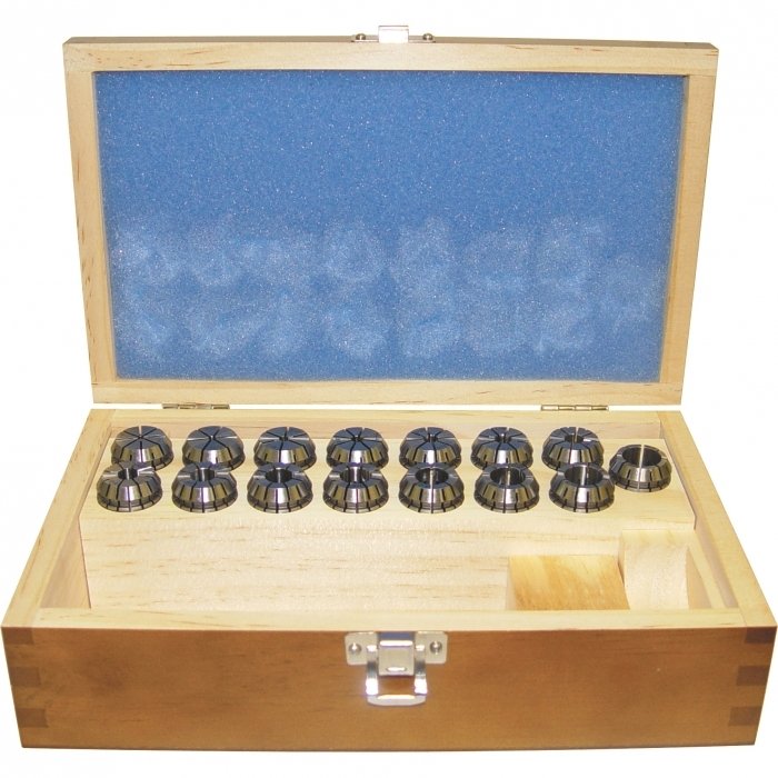 C860 ER25 COLLET SET - 15 PIECE COLLET RANGE 1- 16MM